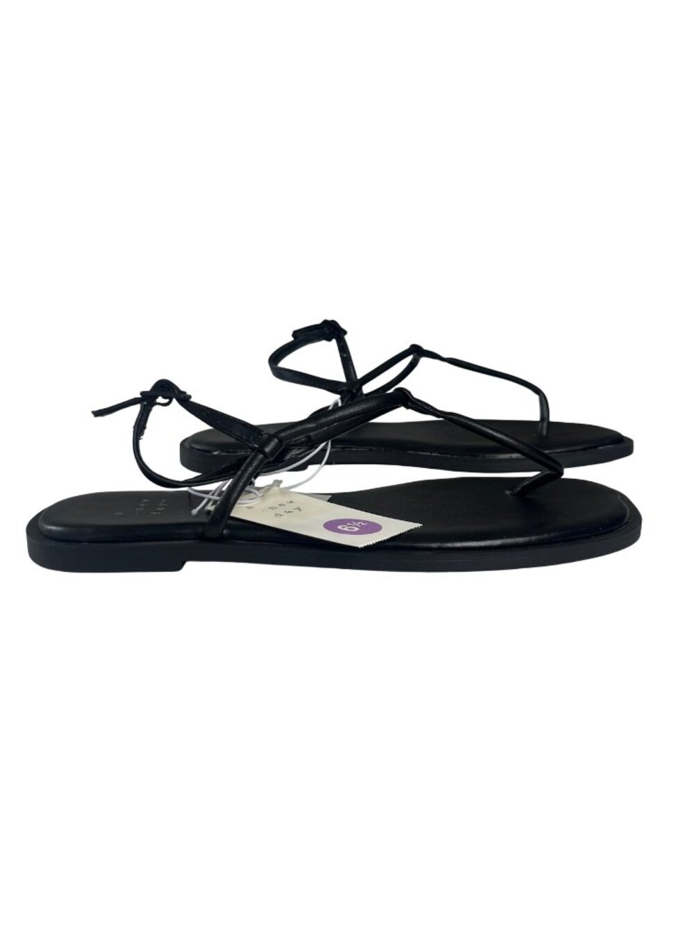 A New Day Tiffany Sandals Womens Size 6.5 Black New Memory Foam